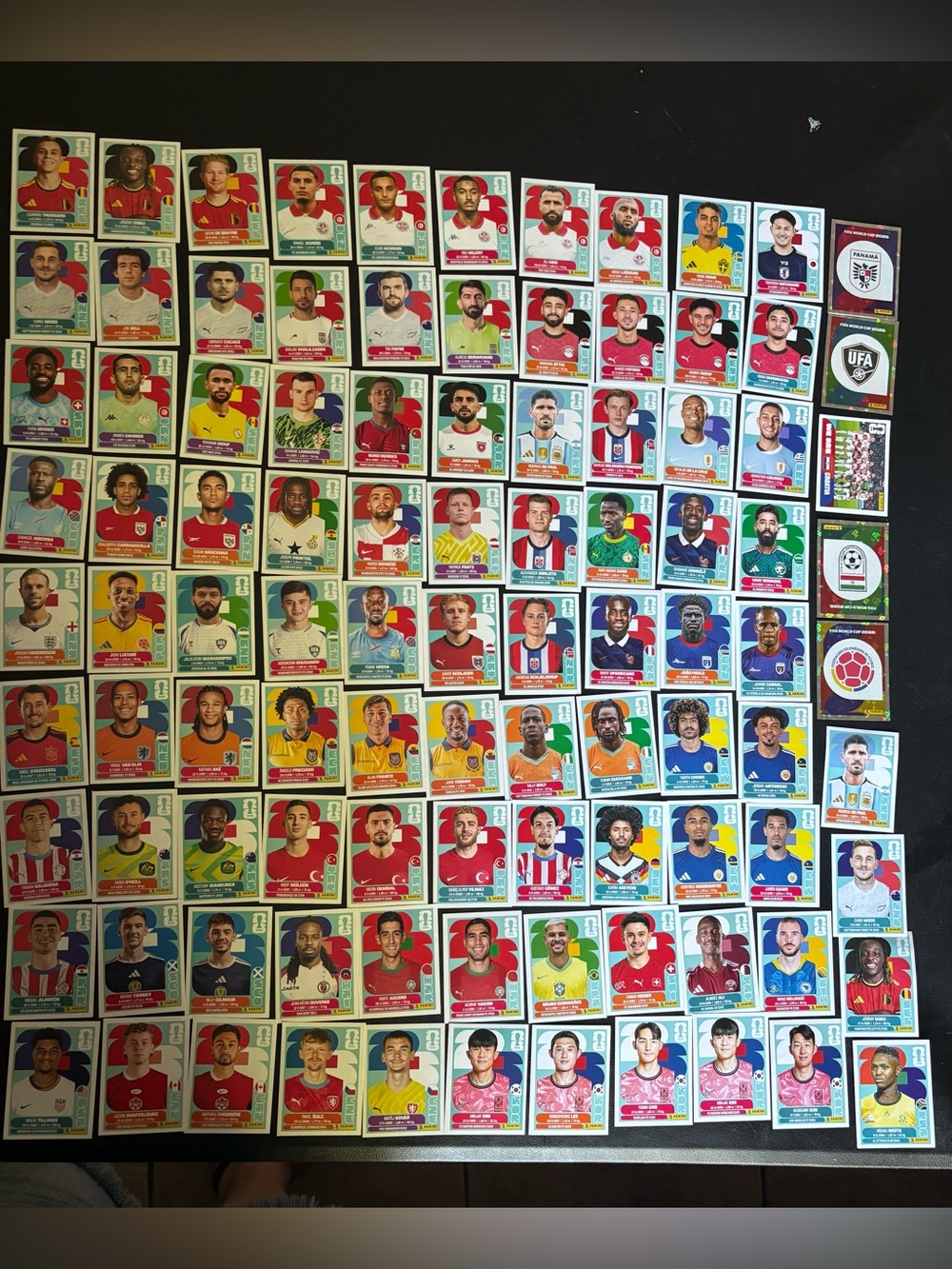 Panini Soccer Sticker Set -99 piezas